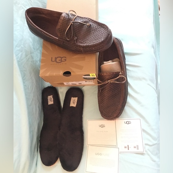 Ugg Mens M Chester Woven Shoes NWT - Picture 1 of 8